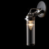 Hubbardton Forge Sterling Clear Glass (Zm) Bow 1-Light Bath Sconce