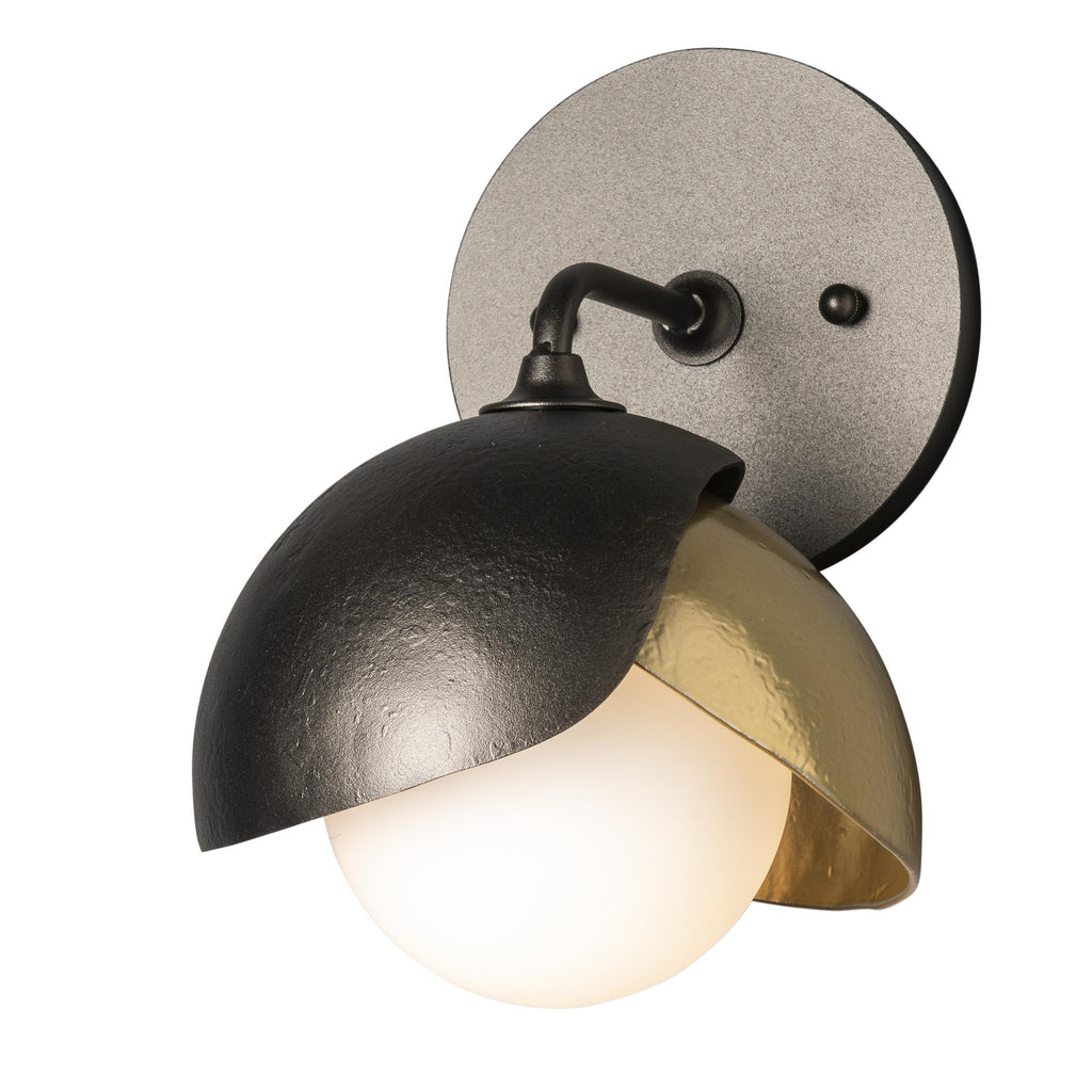 Hubbardton Forge Brooklyn 1-Light Double Shade Bath Sconce