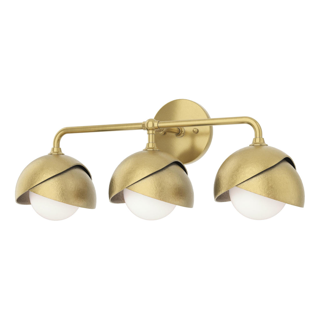 Hubbardton Forge Brooklyn 3-Light Double Shade Bath Sconce