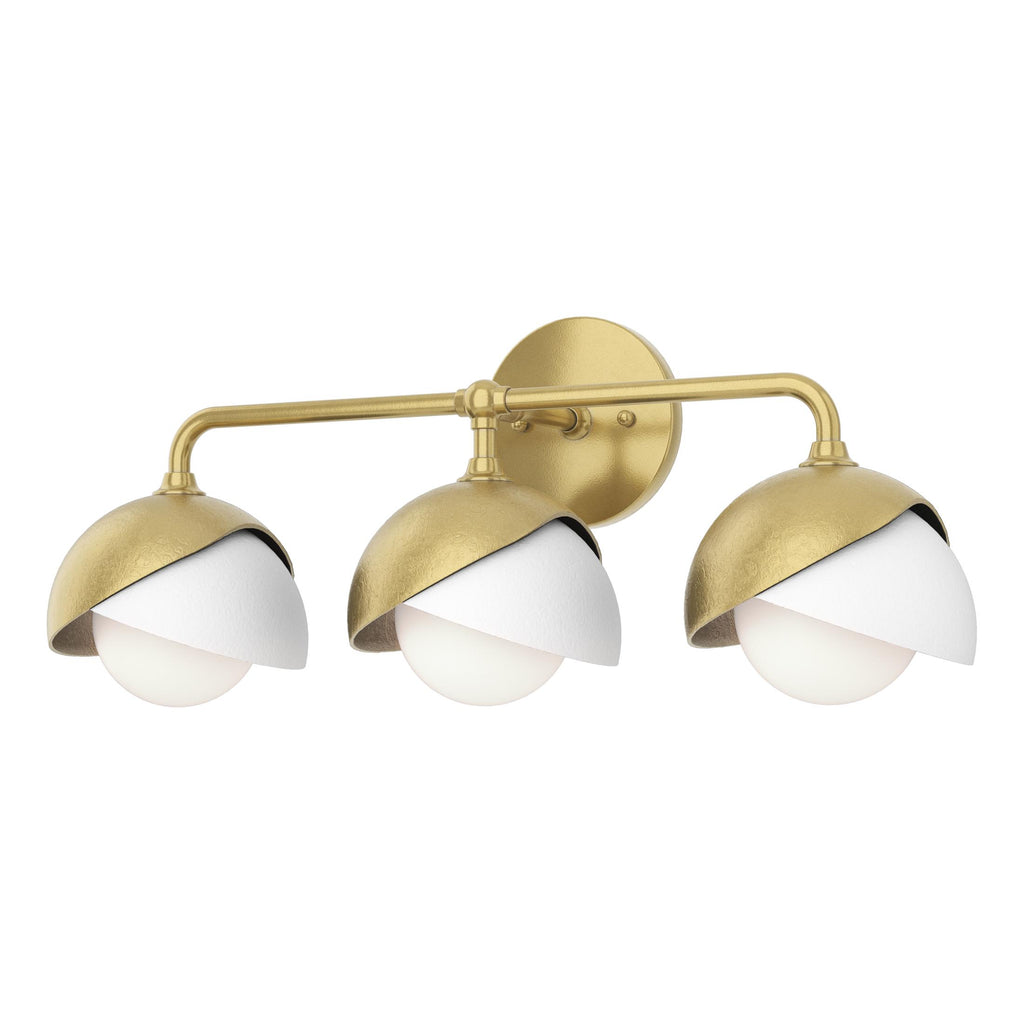 Hubbardton Forge Brooklyn 3-Light Double Shade Bath Sconce