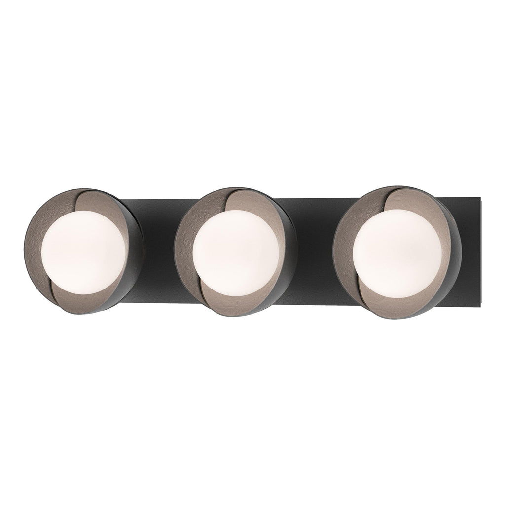 Hubbardton Forge Brooklyn 3-Light Straight Double Shade Bath Sconce