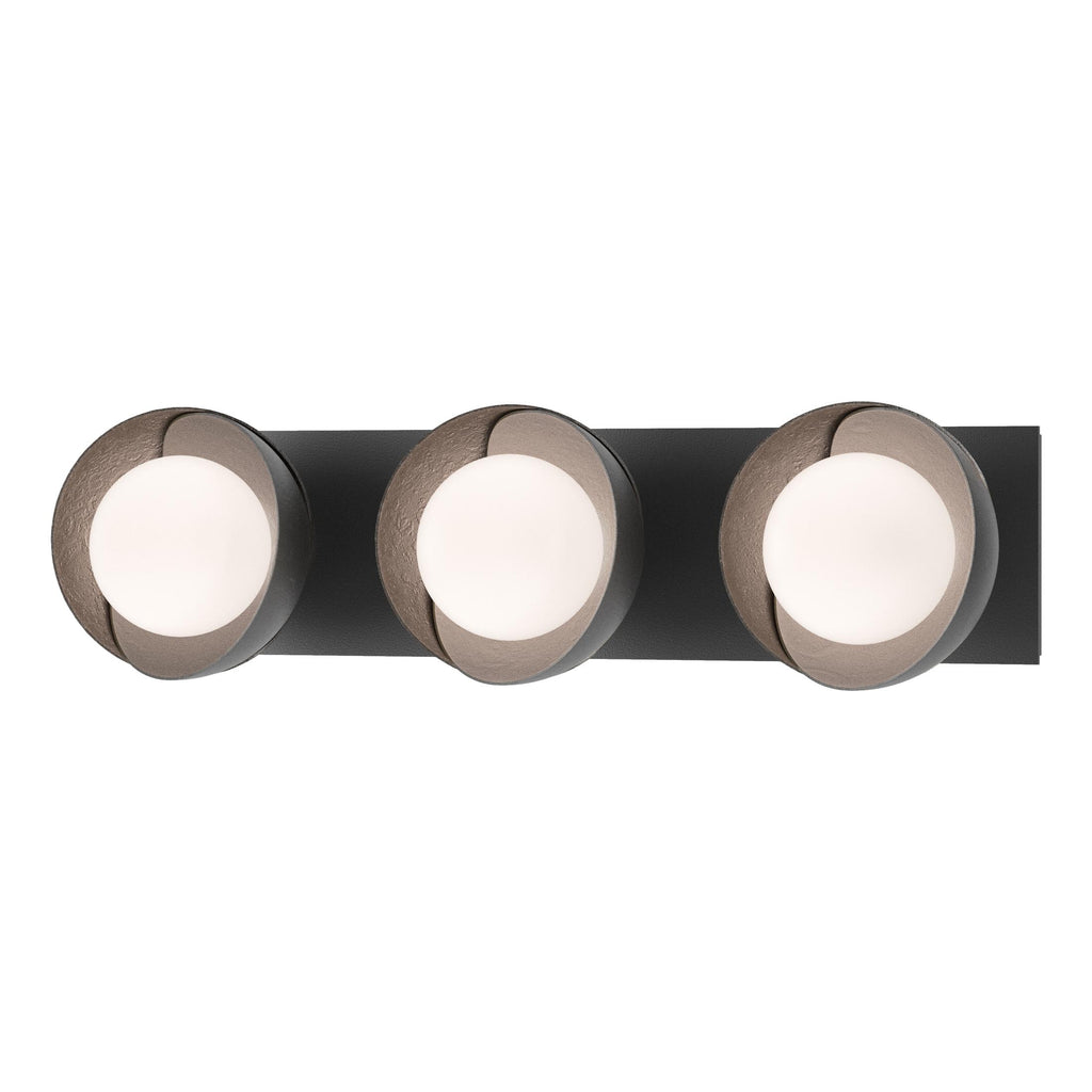 Hubbardton Forge Brooklyn 3-Light Straight Double Shade Bath Sconce