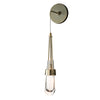 Hubbardton Forge Modern Brass Clear Glass (Zm) Link Clear Glass Low Voltage Sconce