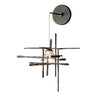 Hubbardton Forge Oil Rubbed Bronze Cast Glass (Yc) Tura Frosted Glass Low Voltage Sconce