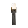 Hubbardton Forge Dark Smoke Opal Glass (Gg) Flora Sconce