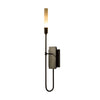 Hubbardton Forge Dark Smoke Lisse 1 Light Sconce