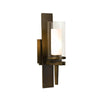 Hubbardton Forge Bronze Clear Glass With Opal Diffuser (Zu) Constellation Sconce