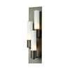 Hubbardton Forge Dark Smoke Opal Glass (Gg) Pillar 3 Light Sconce