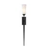 Hubbardton Forge Black Opal Glass (Gg) Sweeping Taper Ada Sconce