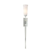 Hubbardton Forge Vintage Platinum Opal Glass (Gg) Sweeping Taper Ada Sconce