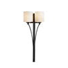 Hubbardton Forge Dark Smoke Opal Glass (Gg) Formae Contemporary 2 Light Sconce