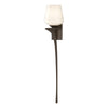 Hubbardton Forge Bronze Opal Glass (Gg) Antasia Single Glass 1 Light Sconce