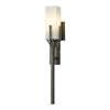 Hubbardton Forge Dark Smoke Opal Glass (Gg) Mediki Sconce