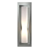 Hubbardton Forge Vintage Platinum Opal Glass (Gg) Dune Sconce