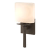 Hubbardton Forge Bronze Opal Glass (Gg) Beacon Hall Ellipse Glass Sconce