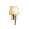 Hubbardton Forge Soft Gold Ivory Art Glass (Cc) Beacon Hall Half Cone Glass Sconce