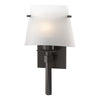 Hubbardton Forge Oil Rubbed Bronze Opal Glass (Gg) Beacon Hall Half Cone Glass Sconce