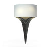 Hubbardton Forge Natural Iron Natural Anna Shade (Sf) Calla Sconce