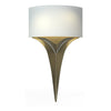 Hubbardton Forge Soft Gold Natural Anna Shade (Sf) Calla Sconce