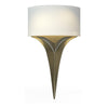 Hubbardton Forge Soft Gold Flax Shade (Se) Calla Sconce