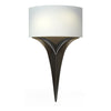 Hubbardton Forge Oil Rubbed Bronze Natural Anna Shade (Sf) Calla Sconce