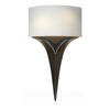 Hubbardton Forge Oil Rubbed Bronze Flax Shade (Se) Calla Sconce