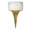 Hubbardton Forge Modern Brass Light Grey Shade (Sj) Calla Sconce