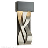 Hubbardton Forge Black Sterling Tress Small Led Sconce