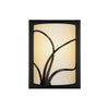 Hubbardton Forge Black Decaf Acrylic (Zg) Forged Reeds Sconce