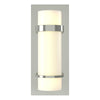 Hubbardton Forge Sterling Opal Glass (Gg) Banded Sconce