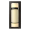 Hubbardton Forge Oil Rubbed Bronze Opal Glass (Gg) Banded Sconce