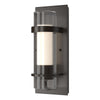 Hubbardton Forge Oil Rubbed Bronze Seeded Glass With Opal Diffuser (Zs) Torch Indoor Sconce
