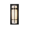 Hubbardton Forge Black Opal Glass (Gg) Banded With Bar Sconce