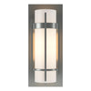 Hubbardton Forge Vintage Platinum Opal Glass (Gg) Banded With Bar Sconce