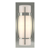 Hubbardton Forge Sterling Opal Glass (Gg) Banded With Bar Sconce