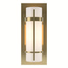 Hubbardton Forge Modern Brass Opal Glass (Gg) Banded With Bar Sconce