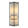 Hubbardton Forge Dark Smoke Ivory Art Glass (Cc) Extended Bars Sconce