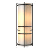 Hubbardton Forge Oil Rubbed Bronze White Art Glass (Bb) Extended Bars Sconce