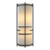 Hubbardton Forge Oil Rubbed Bronze Ivory Art Glass (Cc) Extended Bars Sconce