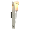 Hubbardton Forge Sterling Opal Glass (Gg) Banded Wall Torch Sconce