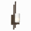 Hubbardton Forge Bronze Opal Glass (Gg) Ondrian 1 Light Sconce