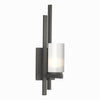 Hubbardton Forge Natural Iron Opal Glass (Gg) Ondrian 1 Light Sconce