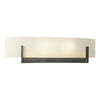 Hubbardton Forge Natural Iron Opal Glass (Gg) Axis Sconce