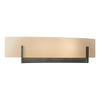 Hubbardton Forge Natural Iron Sand Glass (Ss) Axis Sconce