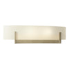 Hubbardton Forge Soft Gold Opal Glass (Gg) Axis Sconce