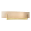 Hubbardton Forge Modern Brass Sand Glass (Ss) Axis Sconce