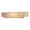 Hubbardton Forge Modern Brass Sand Glass (Ss) Axis Large Sconce