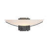 Hubbardton Forge Black Opal Glass (Gg) Oval Impressions Sconce