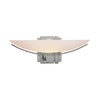 Hubbardton Forge Sterling Opal Glass (Gg) Oval Impressions Sconce