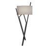 Hubbardton Forge Black Flax Shade (Se) Arbo Sconce